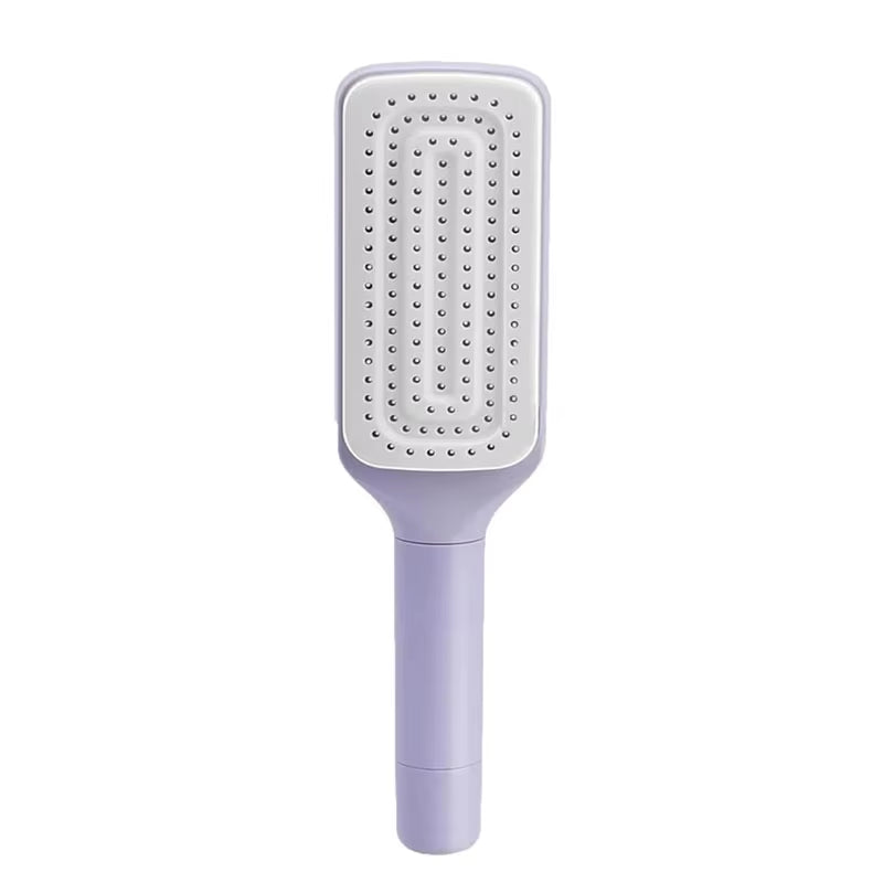 1/2Pcs Rotatable Self Cleaning Hair Brush Massage Air Cushion Comb Magic Retractable Self-Cleaning Massage Brush Telescopic Comb