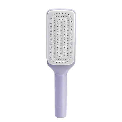 1/2Pcs Rotatable Self Cleaning Hair Brush Massage Air Cushion Comb Magic Retractable Self-Cleaning Massage Brush Telescopic Comb